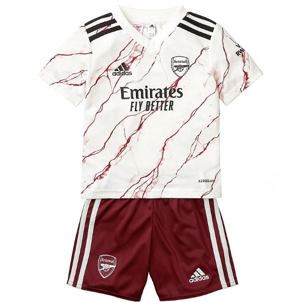 Maillot Football Arsenal Exterieur Enfant 2020-21 Blanc